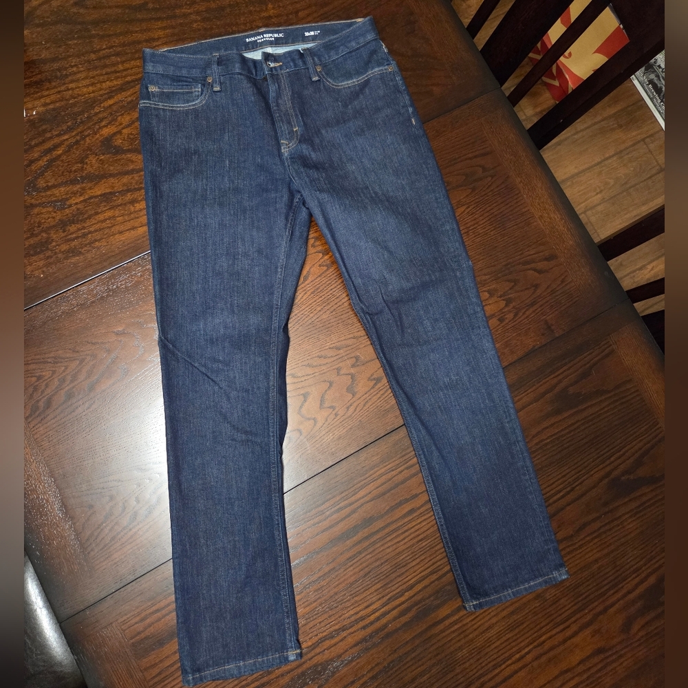 Banana Republic Dark Blue Straight Jeans